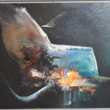 Huile sur Toile de René BERTHET (1941-2018)