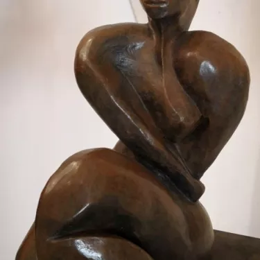 Sculpture en Bronze de Beggit Intitulée  Tribulations 