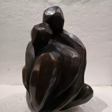 Sculpture en Bronze de Beggit Intitulée  FUSION 