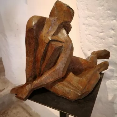 Sculpture en Bronze de Beggit Intitulée  Là Haut 