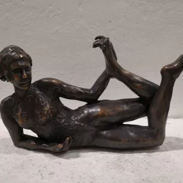 Sculpture en Bronze de BEGGIT Intitulée  danse alors ! 