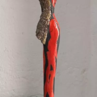 Petite Réf 1-24 Sculpture en Céramique émaillé - Raku d'Ossabb 