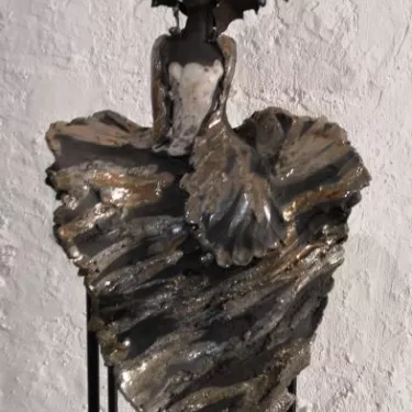 Ghaya - Réf 3-24 Sculpture en Céramique émaillé - Raku d'Ossabb 