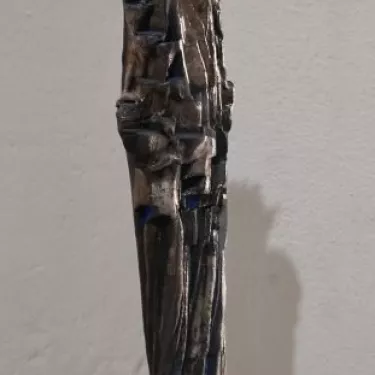 Danaë -  Réf 18-17 Sculpture en Céramique émaillé - Raku d'Ossabb 