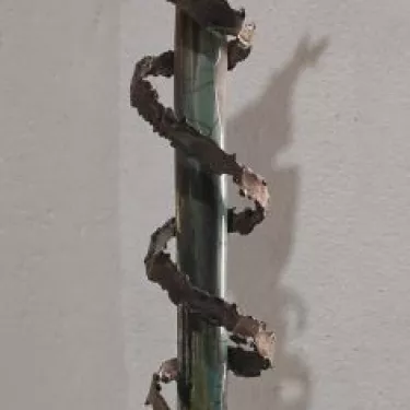 Amazone - Réf 53-21 Sculpture en Céramique émaillé - Raku d'Ossabb 