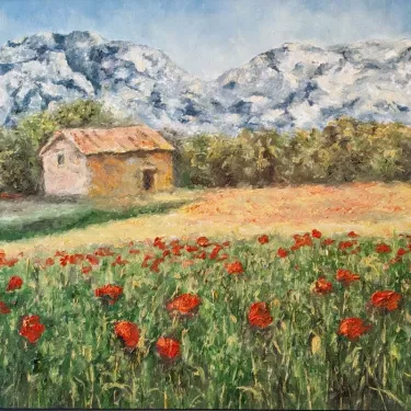 The Alpilles - Oil on canvas - GLUZAC - A30