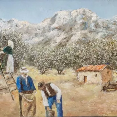 The Alpilles - Oil on canvas - GLUZAC - A28