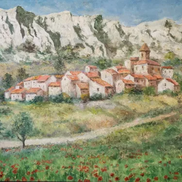 The Alpilles - Oil on canvas - GLUZAC - A27