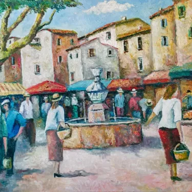 Provence - Oil on canvas - GLUZAC - P5
