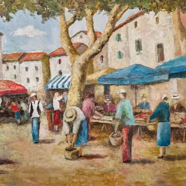 Provence - Oil on canvas - GLUZAC - P7