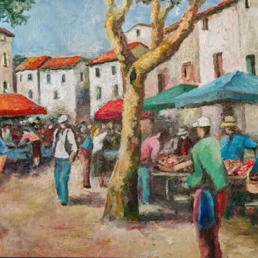 Provence - Oil on canvas - GLUZAC - P11
