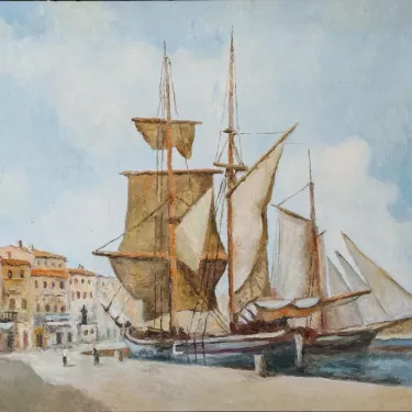 Marine - Oil on canvas - GLUZAC - M12