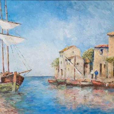 Marine - Oil on canvas - GLUZAC - M17