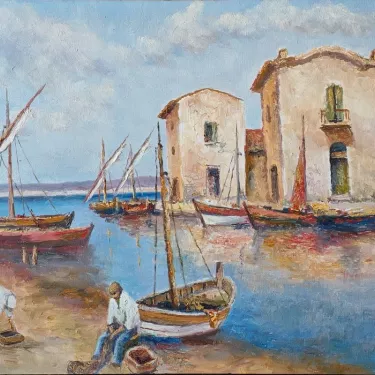 Marine - Oil on canvas - GLUZAC - M25