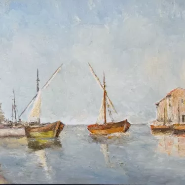 Marine - Oil on canvas - GLUZAC - M29