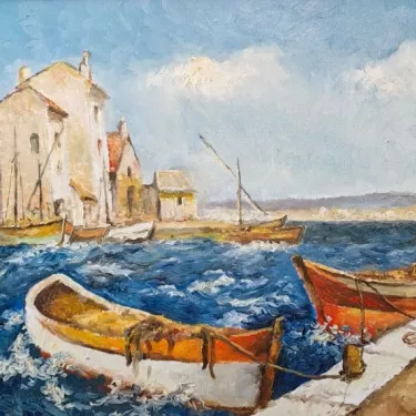 Marine - Oil on canvas - GLUZAC - M33