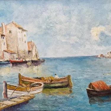 Marine - Oil on canvas - GLUZAC - M38