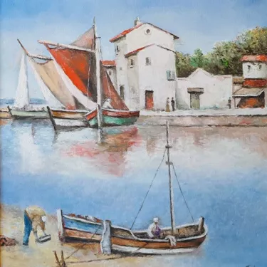 Return to Port - Oil on canvas - GLUZAC - M2