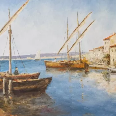 Well-deserved rest - Oil on canvas - GLUZAC - M41