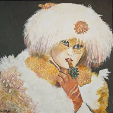 Venice Mask - Oil on canvas - GLUZAC - V74