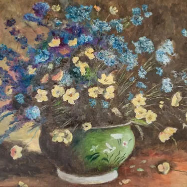 Still Lifes - FLOWERS - Wildflowers - Oil on canvas - GLUZAC - FL33