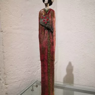 Sculpture Raku  Geïsha - Japon  - Millet 17-III-5