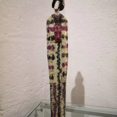 Sculpture Raku  Geïsha - Japon  - Millet 17-III-7