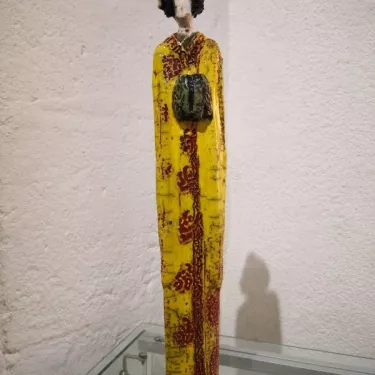 Sculpture Raku  Geïsha - Japon  - Millet 17-III-8