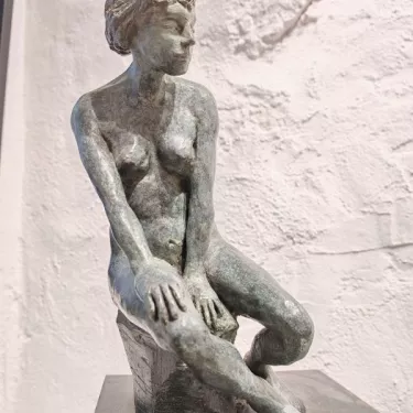 Sculpture Bronze Intitulée  ATTENTE  par BEGGIT