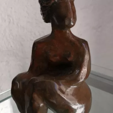 Sculpture Bronze Intitulée  SUR LE PONT  par BEGGIT