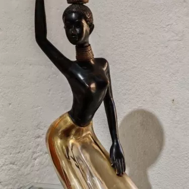 D'après Karl Hagenauer Sculpture en Bronze à double patine - Circa 1950-1970 réf 243