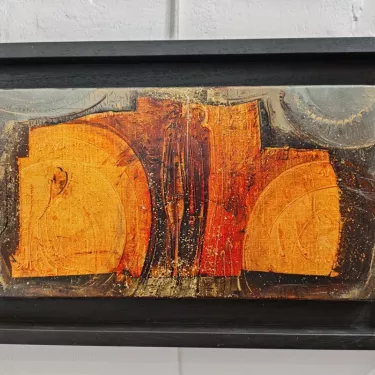 N°86 - Huile sur Toile d'Aléos - Dimensions 27x50 cm - Références 27I50A242