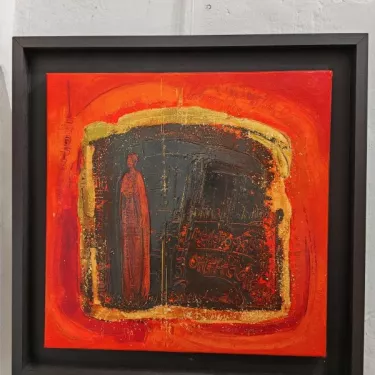 N°89 - Huile sur Toile d'Aléos - Dimensions 50x50 cm - Références 50L50A129