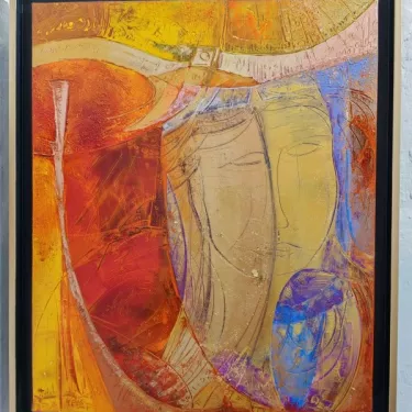 N°91- Huile sur Toile d'Aléos - Dimensions 50x61 cm - Références 50D61A793