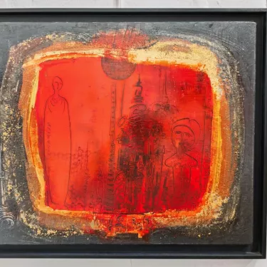 N°93 - Huile sur Toile d'Aléos - Dimensions 54x65 cm - Références 54Q65A758