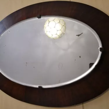 Oval Mirror in ART DECO Style, 1900s