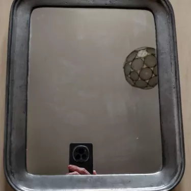 Miroir en Etain XX eme