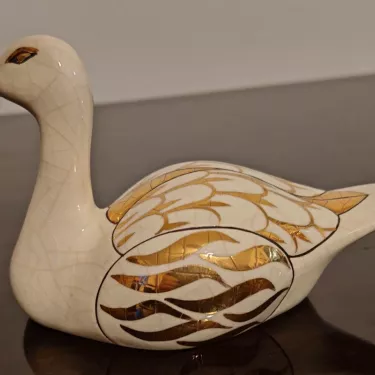 Canard Uni - Faïencerie et Emaux de LONGWY.