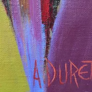 AndrDURET1921 2019 HuilesurToile PaysagedesBauxdeProvence2