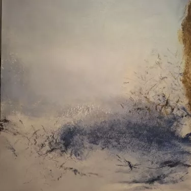 Huile sur Toile de TRISTAN,  Paysage Abstrait  FORMAT 60F Dimensions 130 x 97 cm Réf N° 36