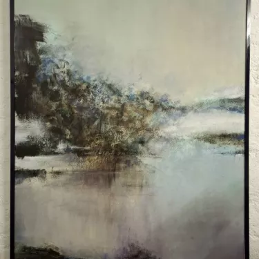 Huile sur Toile de TRISTAN,  Paysage Abstrait  FORMAT 80F Dimensions 146 x 114 cm Réf 37