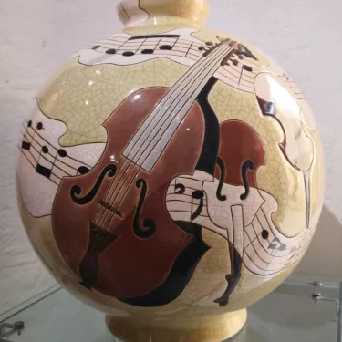 Boule Coloniale Faïencerie et Emaux de Longwy - Création de Danillo CURETTI (1953-1993)