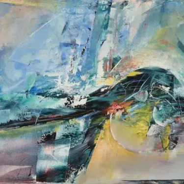 Huile sur toile de René BERTHET (1941-2018) Réf 1-263