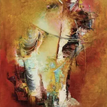 Huile sur toile de René BERTHET (1941-2018) Réf 1-267