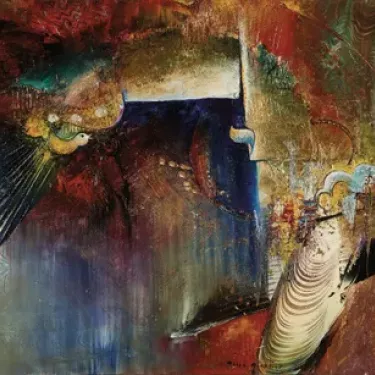 Huile sur toile de René BERTHET (1941-2018) Réf 1-273