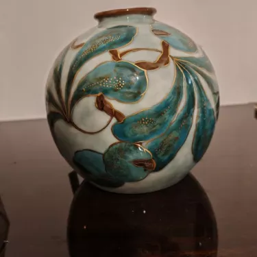 Camille THARAUD (1878-1956) Limoges. Vase Boule en Porcelaine Réf 246