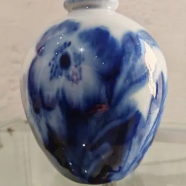Camille THARAUD (1878-1956) Limoges. Vase Col Ourlé en Porcelaine Réf 189-2