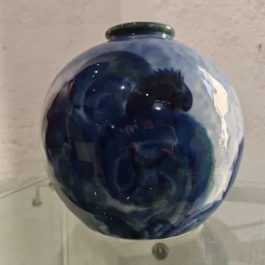 Camille THARAUD (1878-1956) Limoges. Vase Boule en Porcelaine Réf 182