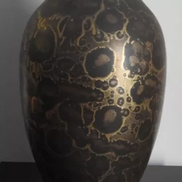 Lucien Bridoux (1878-1963) Grand Vase en Grès Emaillé Réf 228-1