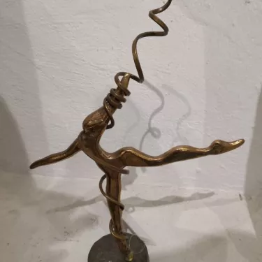 Sculpture - Bronze - Intitulée La Danseuse au Turban - Loïe Fuller (11)